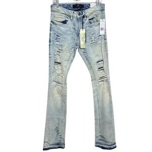 Jordan Craig Martin Stacked Jeans Men’s 30 X 38 Iced Lager Legacy Edition NEW
